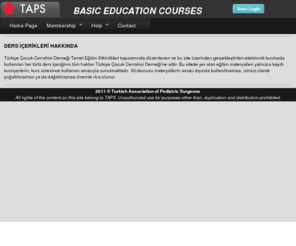 taps-course.org: TAPS Basic Education Courses - Homepage
