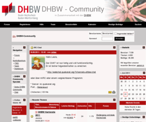 ba-community.de: DHBW-Community
Informations-, Diskussions- und Community Forum für ein Duales Studium an Dualen Hochschulen und Berufsakademien.