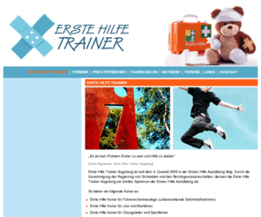 erste-hilfe-trainer.com: Erste Hilfe Trainer. Erste Hilfe Ausbildung in Augsburg, Schwaben
Erste Hilfe Trainer Augsburg - Es ist kein Problem Erster zu sein und Hilfe zu leisten. Erste Hilfe Ausbildung, Erste Hilfe Kurse