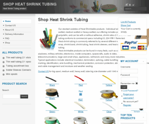 heat-shrink-tubing.eu: Shop Heat Shrink Tubing
Heat Shrinkable products : thin wall tubing, Polyolefin, 2:1, 3:1, 4:1. Our tubing conforms to commercial specs including:UL 224 VW-1 flame test.