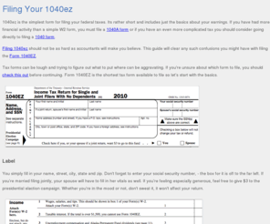 teamba.com: 1040EZ Form
1040ez Tax Filing