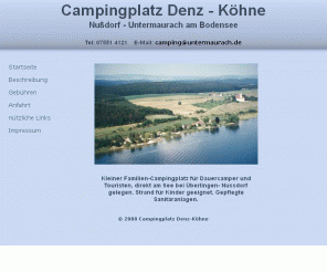 untermaurach.de: Campingplatz Denz-Köhne | Startseite
