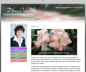 deborahvanpelt.com: Deborah Van Pelt | Licensed PrePlanning Director
