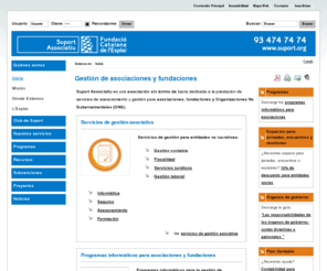 suport.org: Gestión de asociaciones y fundaciones
gestión asociaciones, programa contabilidad, asociación sin ánimo de lucro, asesoría, seguros, servicios jurídicos, formación, fiscalidad, informática