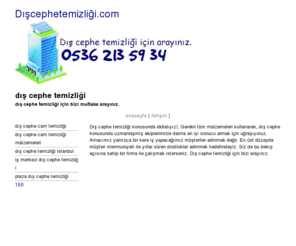 xn--dcephetemizlii-s7b9y01a.com: dış cephe temizliği 0536 213 59 34
dış cephe temizliği