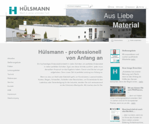 xn--hlsmann-blech-wob.com: Hülsmann
Hülsmann - professionell von Anfang an