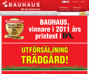 Bauhaus.se: BAUHAUS Sweden / Welcome
