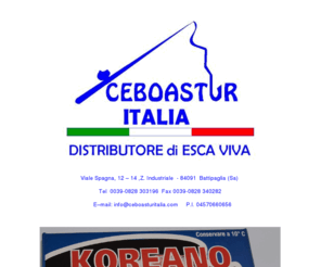 ceboasturitalia.com: ceboastur distributore di esca viva
ceboastur distributore di esca viva 