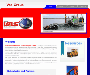 vas-group.com: INDEX -----------------VAS-GROUP
logistic, engineering, nigeria, spdc, dredging, survey, Vas, Web2markets
