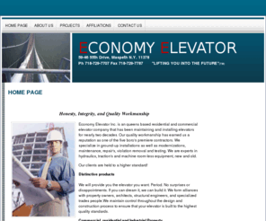 economytesting.org: Economy Elevator Inc
Maintenance, new installation, modernization, repairs, violations removed, testing