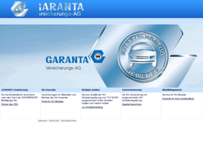 garanta.de: Garanta - NÜRNBERGER
Garanta Versicherungs-AG ist der berufstndische Versicherer des deutschen Kfz-Gerwerbe, ZDK.