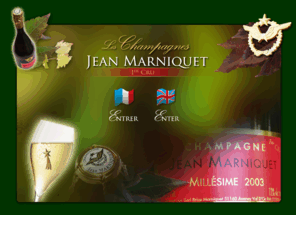 marniquet.com: Champagnes Jean Marniquet : Champagne 1er Cru bon marché de très haute qualité produit par Brice Marniquet, récoltant manipulant et petit fils d'aviateur
Champagnes Jean Marniquet : Champagne 1er Cru bon marché de très haute qualité produit par Brice Marniquet, récoltant manipulant et petit fils d'aviateur