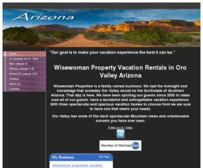 wisewomanproperties.biz: Home - Wisewoman Properties
We offer luxury Vacation rentals in Tuscon AZ, Beautiful designs, great amenities. very good property management and service. We have private pools and much more.