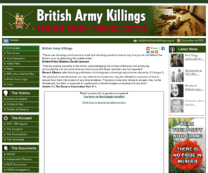 britisharmykillings.com: British Army Killings in Ireland, Iraq and Afghanistan - British Army Killings
British Army killings of civilians in Ireland, Iraq and Afghanistan