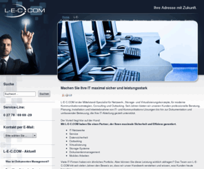 l-e-c-gmbh.net: Machen Sie Ihre IT maximal sicher und leistungsstark
L-E-C.COM GmbH