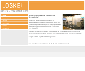 loske-muenchen.com: Loske GmbH , Messen - Veranstaltungen
Loske GmbH , Messen - Veranstaltungen