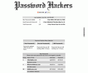 Xxx Paysite Passwords 68