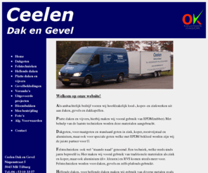 zinkwerker.com: ::: Ceelen Dak en Gevel :::
Ceelen Dak en Gevel - de specialist met alimunium, koper, zink, metaal,  EPDM, kunststof, PVC en RVS