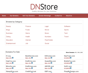 dnstore.net: DNStore.com - Buy and Sell Quality Domain Names
We buy and sell quality domain names