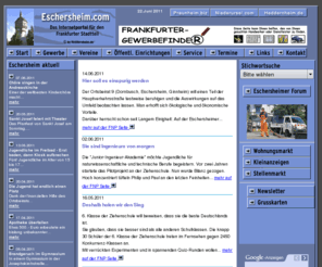 eschersheim.com: Eschersheim.com - Das Internetportal für den Frankfurter Stadtteil
Eschersheim.com - Das Internetportal für den Frankfurter Stadtteil