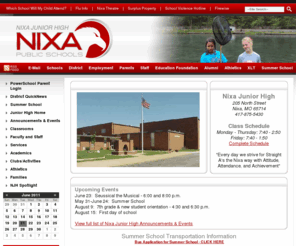 nixajuniorhigh.net: Nixa Junior High School - Home Page
Nixa Junior High School : Website