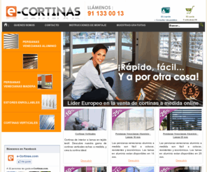 e-cortinas.com: e-cortinas.com, venta online de persianas venecianas a medida, cortinas verticales, estores enrollables, y laminas anticalor - e-cortinas
En e-cortinas.com, encuentre tus cortinas verticales, persianas venecianas, estores enrollables y laminas anticalor.