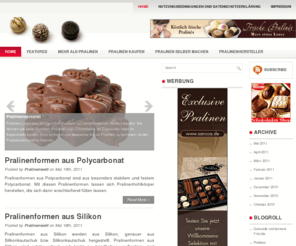 pralinenwelt.info: Pralinen, Schokolade und andere süße Genüsse in der Pralinenwelt.
Pralinen, Schokolade und andere süße Genüsse in der Pralinenwelt.