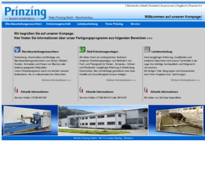 prinzing.asia: PRINZING GmbH - Blechbearbeitungsmaschinen und Stallentmistungsanlagen
Maschinen zum runden, sicken, bördeln, falzen, schneiden und formen von Blechen. Entmistungsanlagen für Rinderstall, Schweinestall, Pferdestall, Hühnerstall