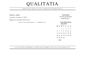 qualitatia.net: Qualitatia › Genitivus qualitatia sequitur substantia
