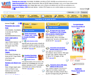 vemconcursos.com: O portal do concurso público • VemConcursos.com
Concursos públicos, milhares de aulas e downloads, dicas de preparação e estudo, questões resolvidas de provas, simulados, material didático em livros eletrônicos e apostilas, legislação e editais dos grandes concursos