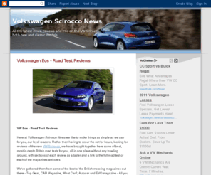 volkswagen-scirocco-news.com: Volkswagen Scirocco News
All The Latest VW Scirocco News, Reviews and Info, Scirocco Buyers Guides and Road Tests.