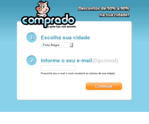 comprado.com.br: Comprado! Escolha sua cidade
