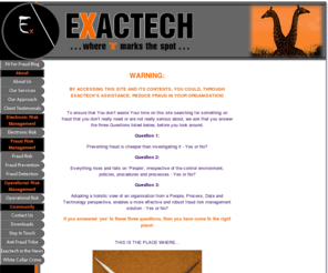 exactech-fraud-solutions.com: Exactech Fraud Solutions
Exactech Fraud Solutions