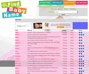 findbabyname.net: Find Baby Name & Baby Name Search - Popular Names Meanings | Most Popular Names Meanings | Popular Names Origin | Most Popular Names Origin
Most Popular Names Meanings and Origins from Find Baby Name