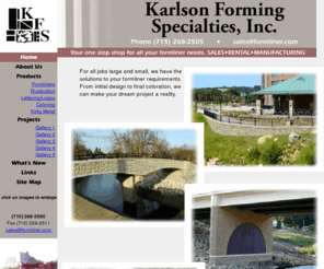 formliner.com: Karlson Forming Specialties, Inc.
