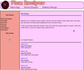 plumrecipe.info: Plum Recipes
Enjoy some free plum recipes..