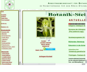 botanik-steinburg.de: Botanik-Steinburg
Die Botanik-Ag im Heimatverband fr den Kreis Steinburg beschftigt sich mit der Erforschung der heimischen Flora