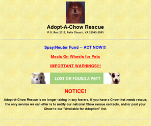 chowrescuenva.com: Adopt-A-Chow Rescue
