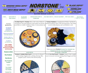 decobeaddepot.biz: Norstone Inc., Blade Depot, Polyblade-Norblade, Grinding Media Depot, Deco Bead Depot, Process Equipment, Parts and Linings
Norstone Inc. imports, distributes, and manufactures proppants and other types of industrial media for a wide variety of uses.