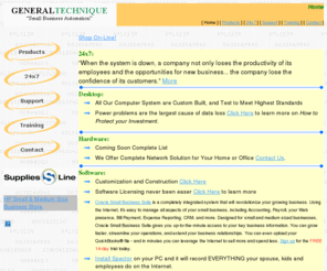 genltech.com: www.GeneralTechnique.com
General Technique introduces Computers, Network, Repair, 
Sales, Service, Web Design, Hosting.