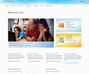 mailnica.ru: Windows Live
Windows Live has programs for your PC, the web, and your phone to help you stay in touch with the people who matter most from anywhere. Plus, it's free!