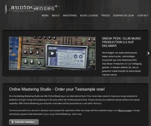 audio-senses.com: Online Mastering | Professional Mastering | Online Music Production | audio-senses.de :::
