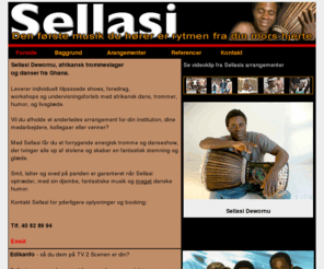 sellasi.com: Sellasi Dewornu- professionel trommeslager fra Ghana
