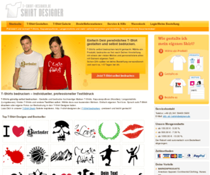 t-shirt-designen.com: T-Shirts bedrucken lassen - Preiswerter T-Shirt Druck | t-shirt-designen.de
Einfach T-Shirt günstig selbst bedrucken und bestellen - Versand innerhalb 48h - T-Shirt selbst bedrucken - Die Geschenkidee