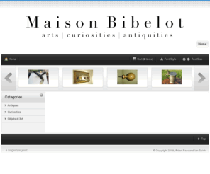 ibibelot.com: iBibelot - Maison Bibelot Online
Maison Bibelot - a purveyor of curiosities, antiquities and art based in Cognac, France.