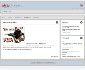 killemall.co.uk: KEA Clan Home Page
Your container description here