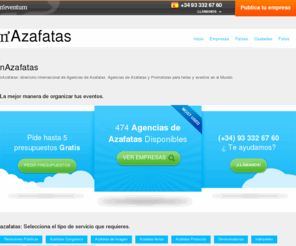 nazafatas.com: nAzafatas
Azafatas para Ferias y Congresos. Selección de Agencias de Azafatas Internacionales.