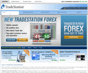 omga.com: TradeStation
TradeStation offers the ability to trade stocks, options, futures and forex with confidence through award-winning online trading tools at low commissions.