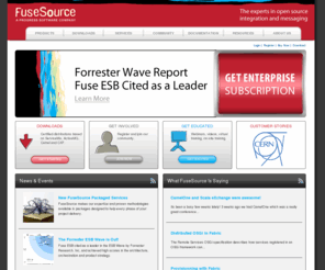 fusesource.com: Open Source SOA - FuseSource Open Source Community
FuseSource - open source integration solutions built on popular open source SOA Apache ServiceMix, ActiveMQ, CXF and Camel - tested, documented and supported.