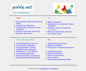 giddy.net: giddy.net -- Life in a Giddy World
Global finance resources on the Web, including courses, case studies and other materials offered by Professor Ian Giddy